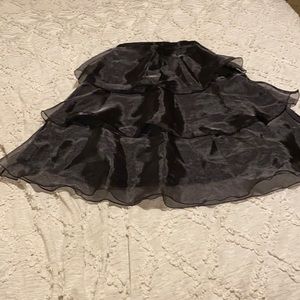 High waisted tulle skirt